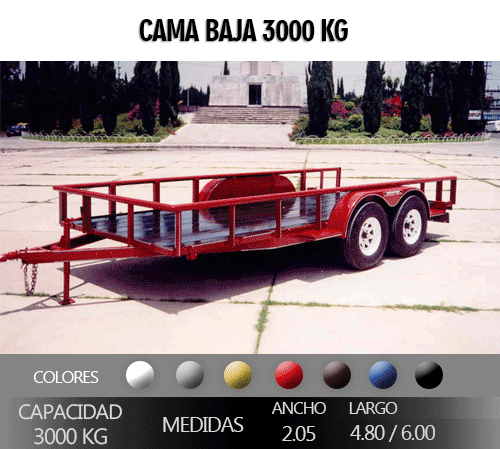 camaBaja3000kg